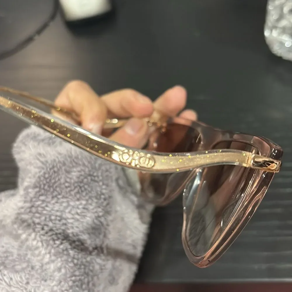Jimmy Choo Chic Rose Gold Sunglasses